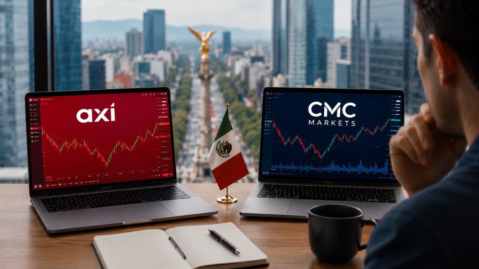 Comparativa Axi vs CMC Markets para usuarios mexicanos