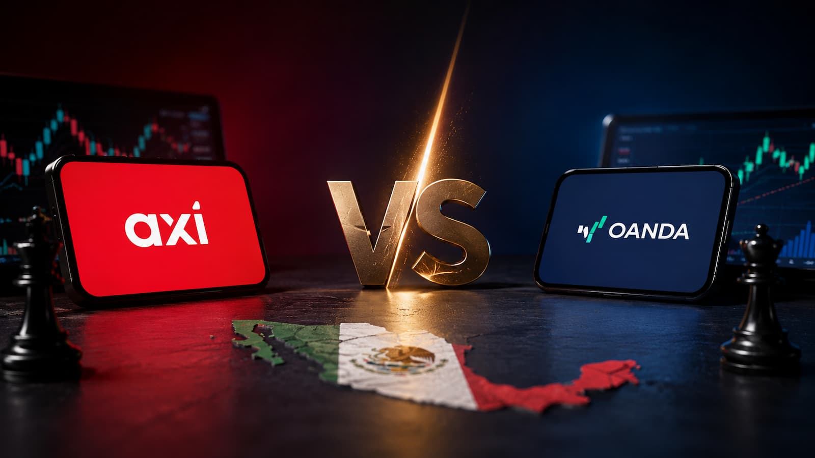 Comparativa Axi vs OANDA para usuarios que operan desde México