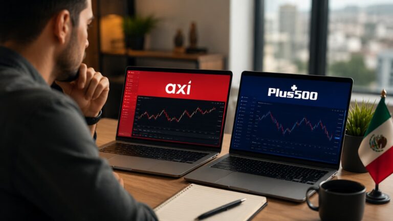 Comparativa Axi vs Plus500 para traders en México