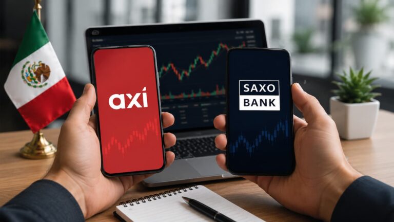 Comparativa Axi vs Saxo Bank para usuarios en México
