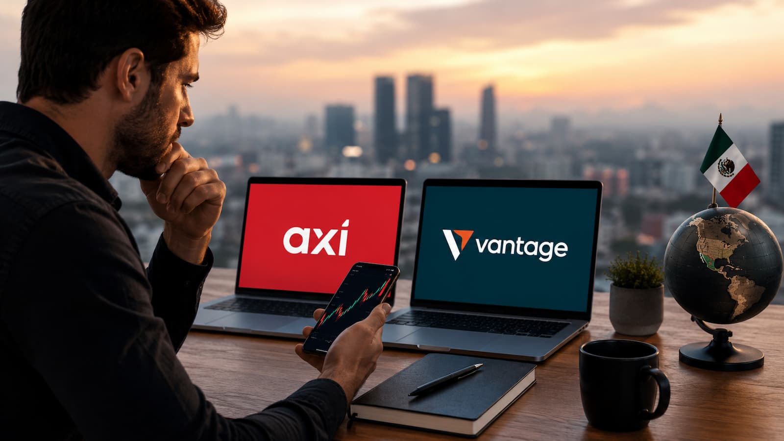 Comparativa Axi vs Vantage para traders en México