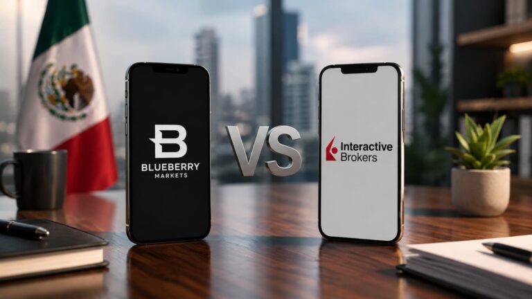 Comparativa entre Blueberry Markets e Interactive Brokers para usuarios de México