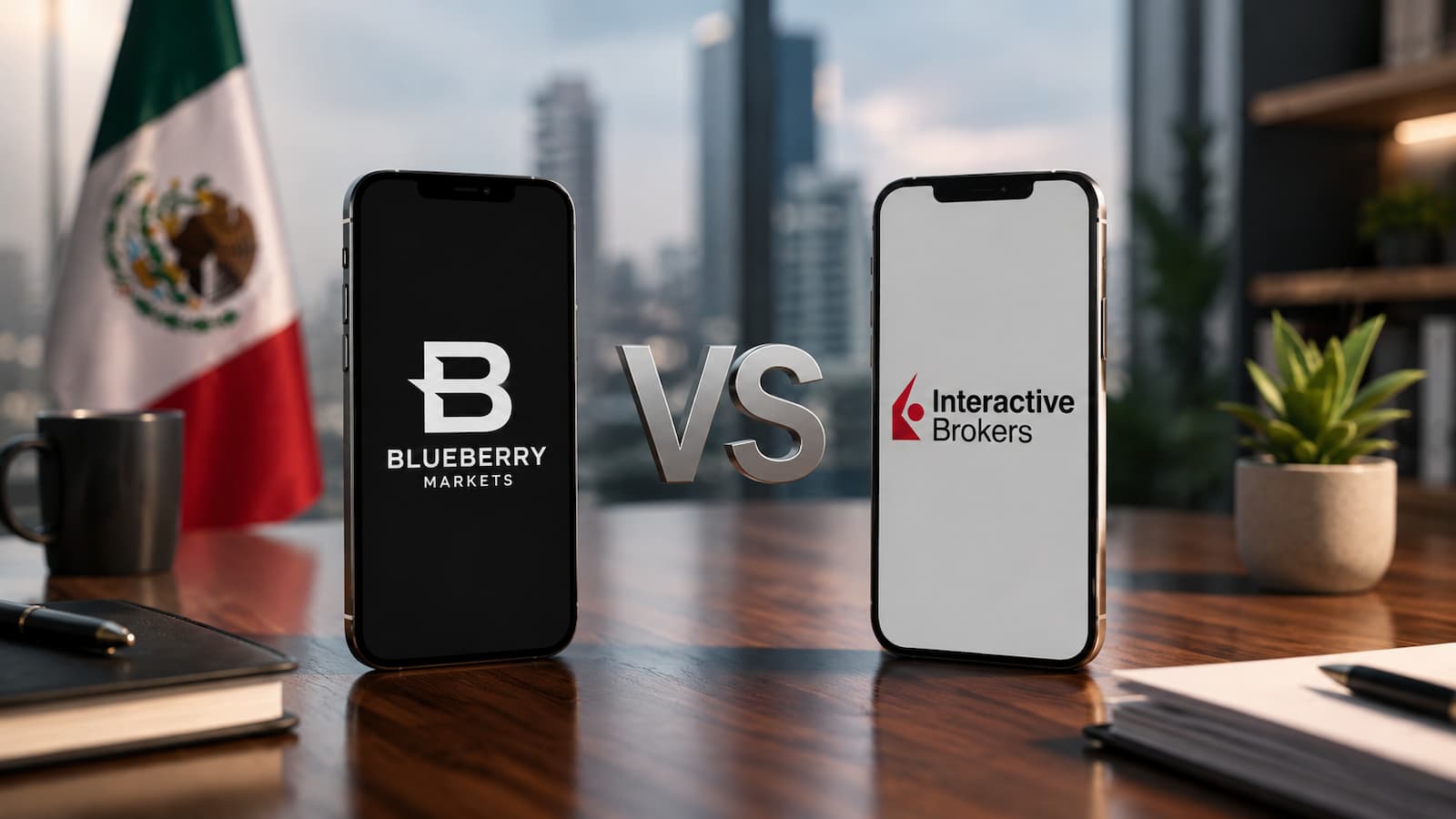 Comparativa entre Blueberry Markets e Interactive Brokers para usuarios de México