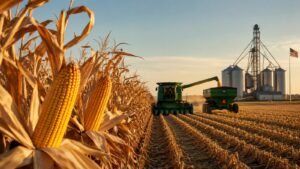 Cultivo de maíz en Estados Unidos clave para el abasto mexicano de grano amarillo.