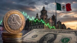 El peso mexicano enfrenta tres datos de INEGI con el USD MXN todavía debajo de 17.