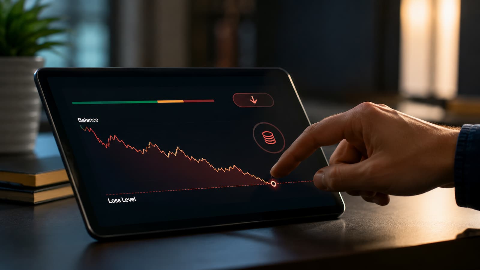 En E8 One retirar demasiado puede reducir el buffer entre el balance y el Loss Level.