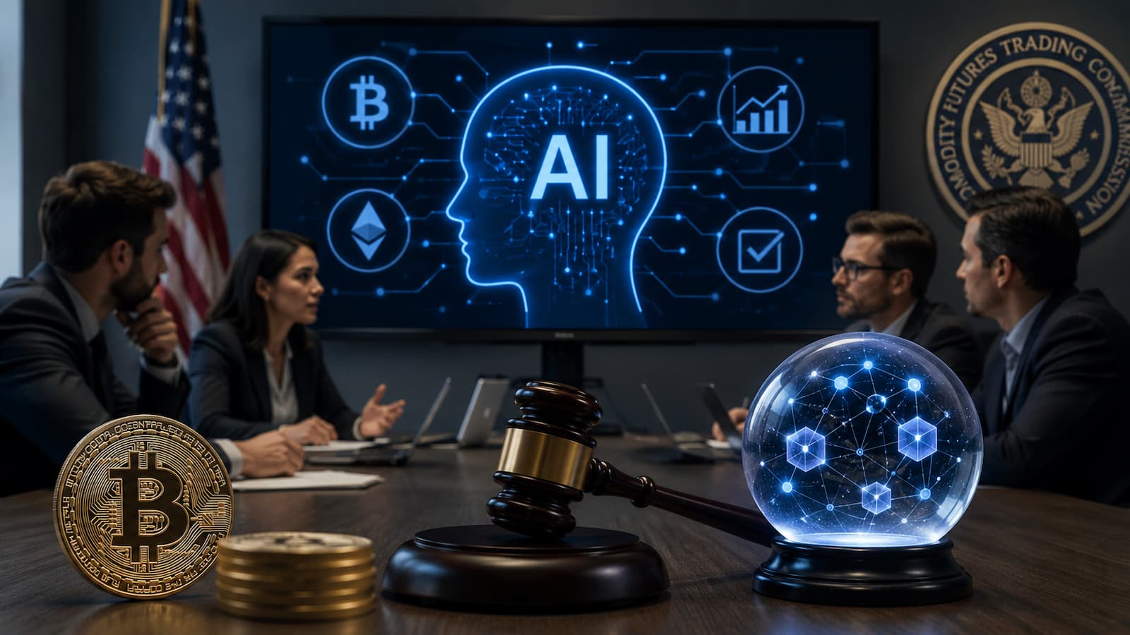 La CFTC abre debate sobre IA cripto y contratos de evento en derivados.