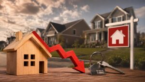 La madera cae mientras las hipotecas encarecen el acceso a vivienda en Estados Unidos.