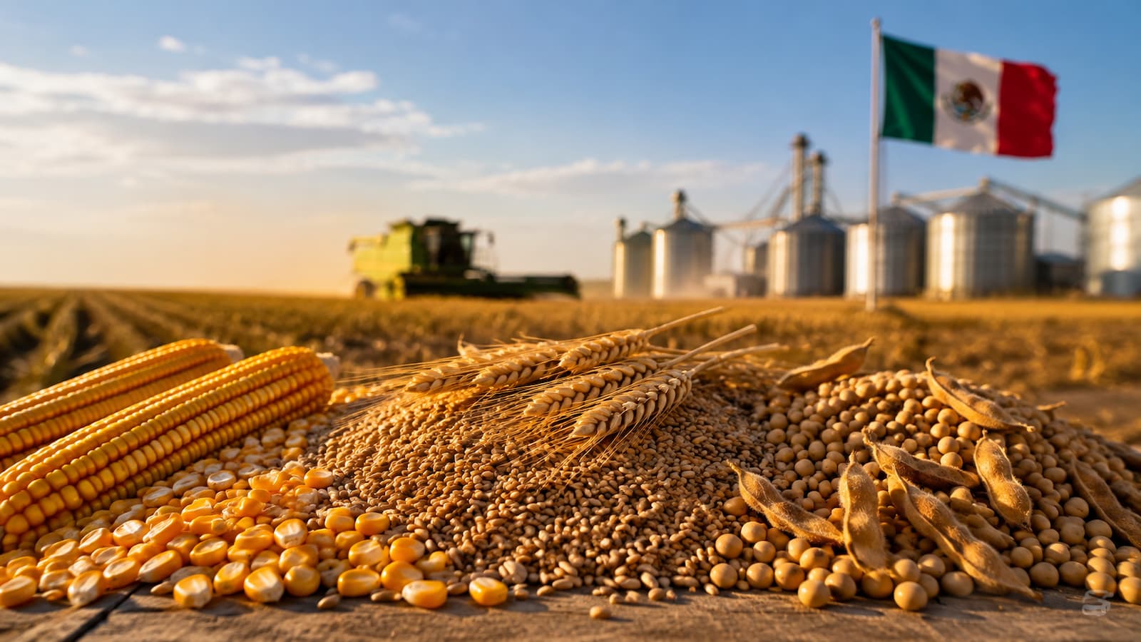 Maíz trigo y soya entran al radar del USDA con México atento a importaciones y precios.