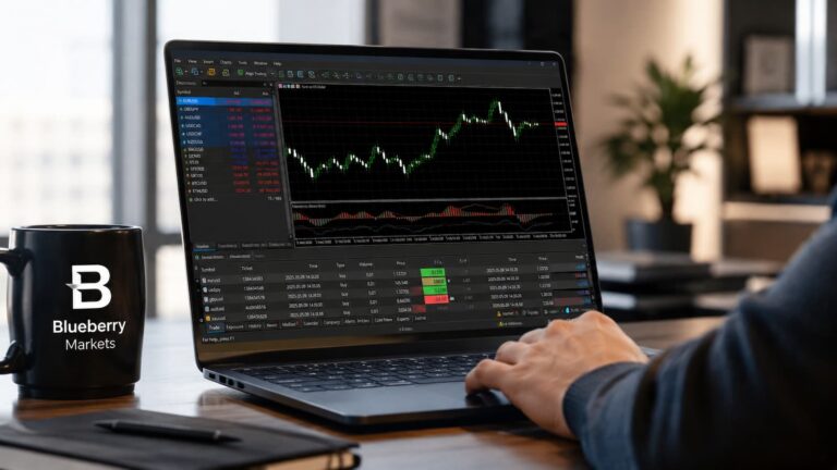 Plataforma MT5 Blueberry Markets para operar CFDs y Forex