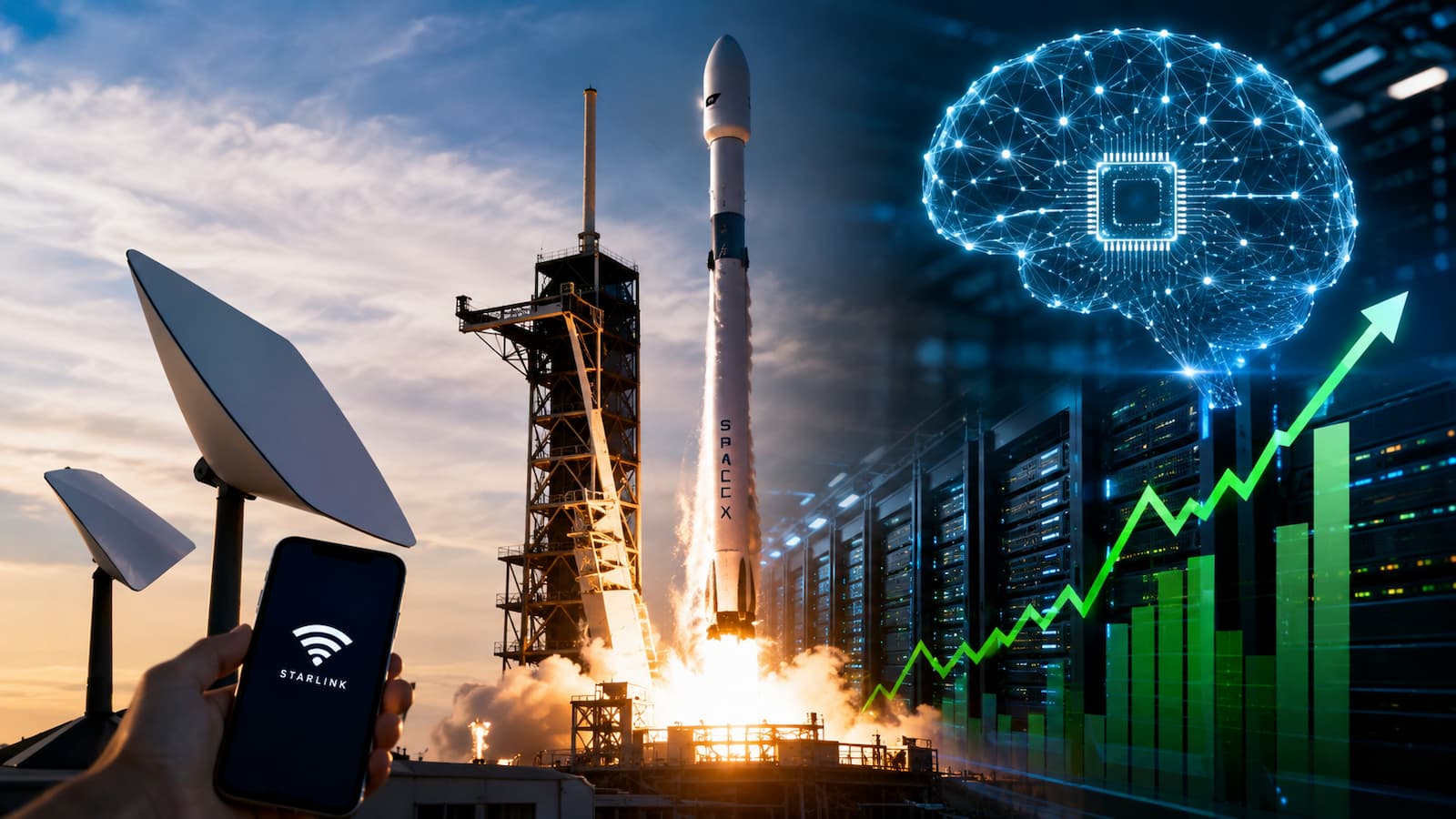 SpaceX crece 92% mientras Starlink reduce su ARPU y la IA acelera el gasto.