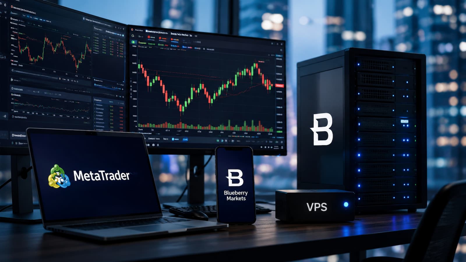 Trading automático de Blueberry Markets con MetaTrader y VPS