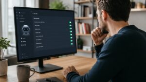 Usuario revisa permisos antes de conectar una IA a cTrader