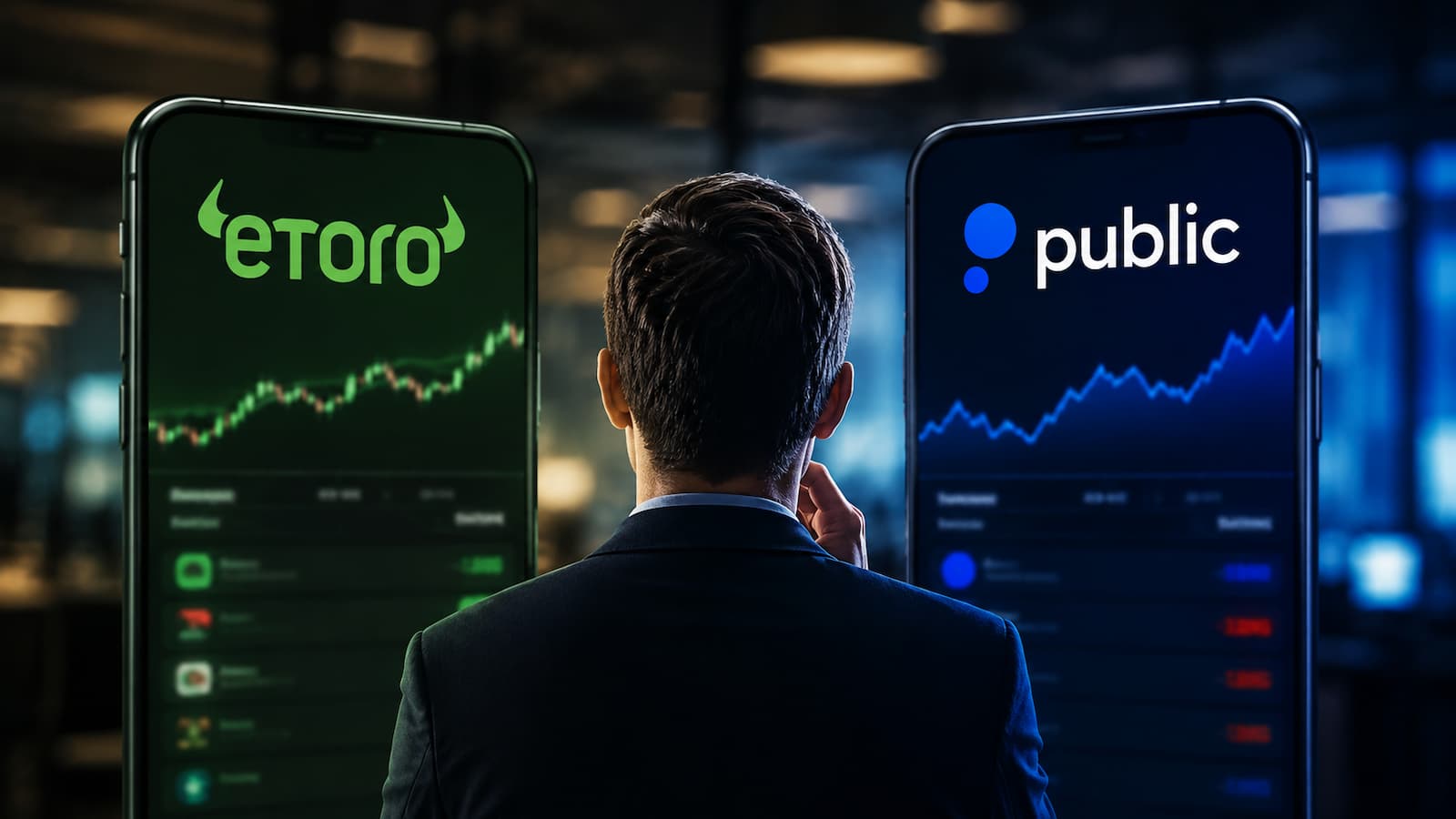 eToro vs public