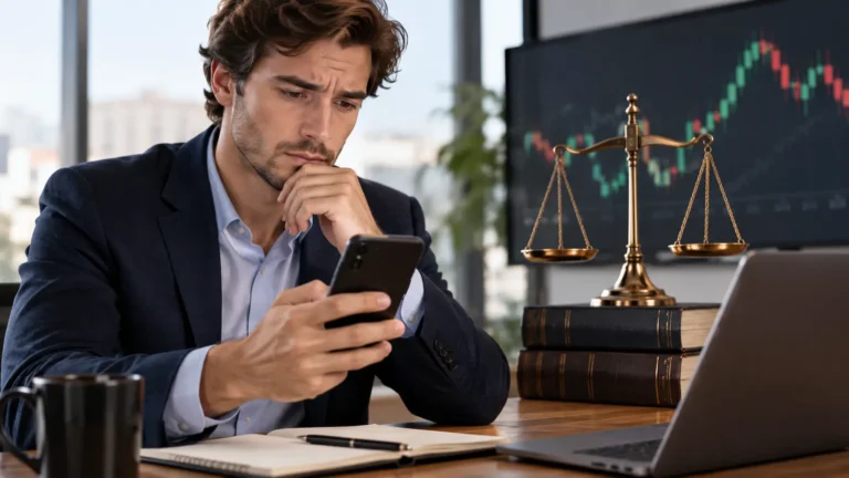 App de trading con acciones custodia y ejecución bajo revisión.
