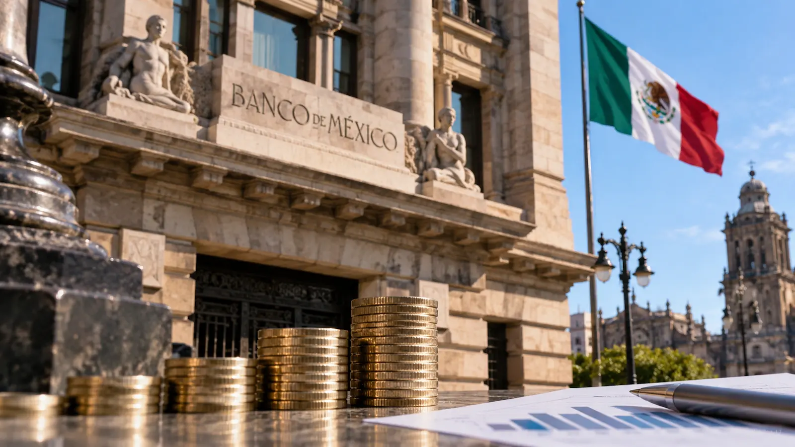 Banxico mantiene la tasa en 6.50% mientras el mercado espera el INPC de agosto.