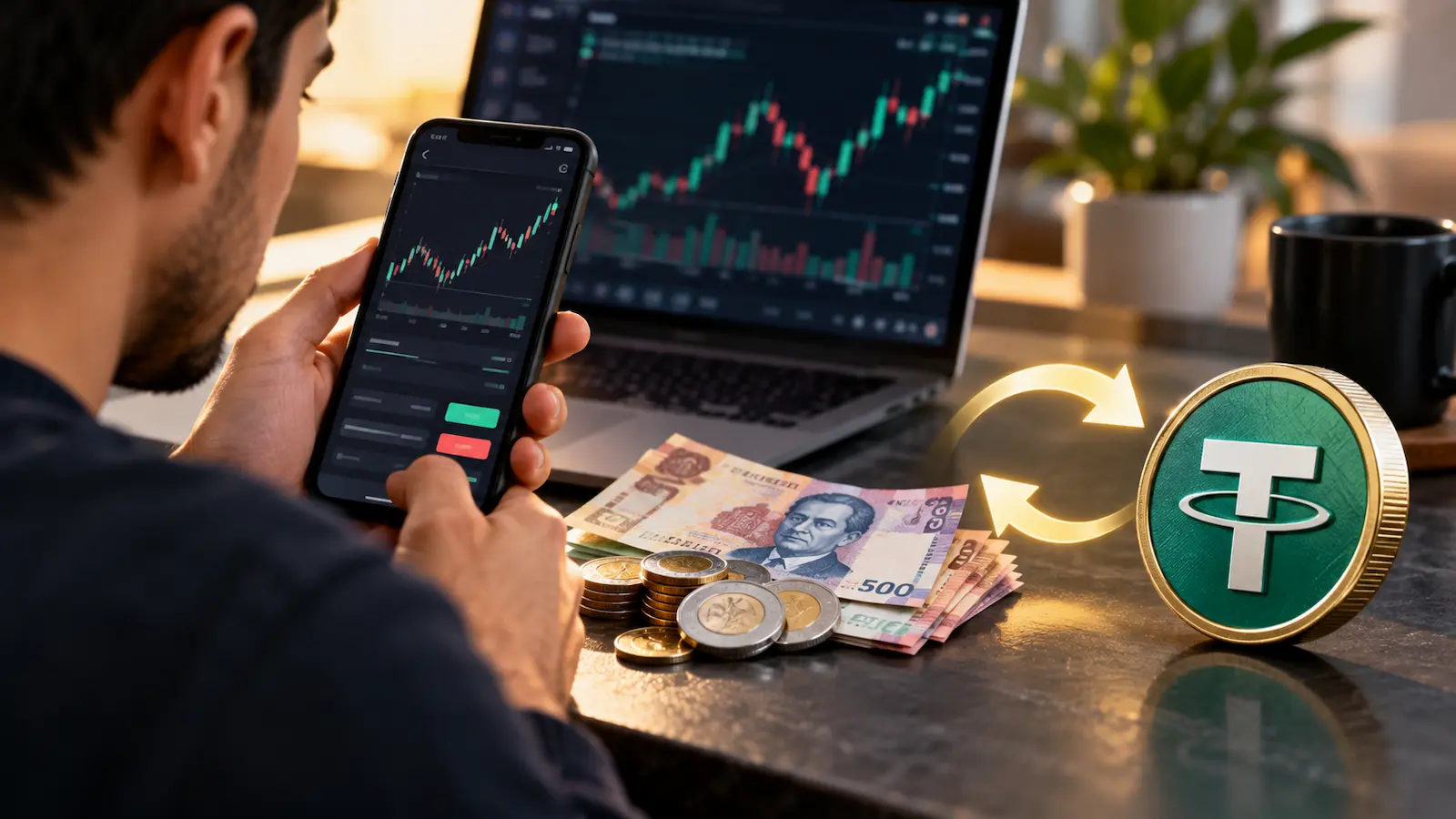 Bybit ajusta funciones en pesos mexicanos y conversión de saldos a USDT.
