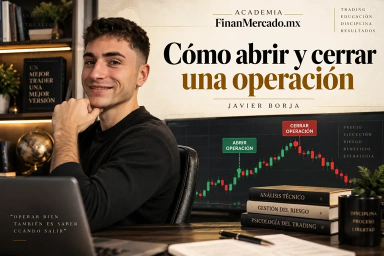 Cómo abrir y cerrar una operación