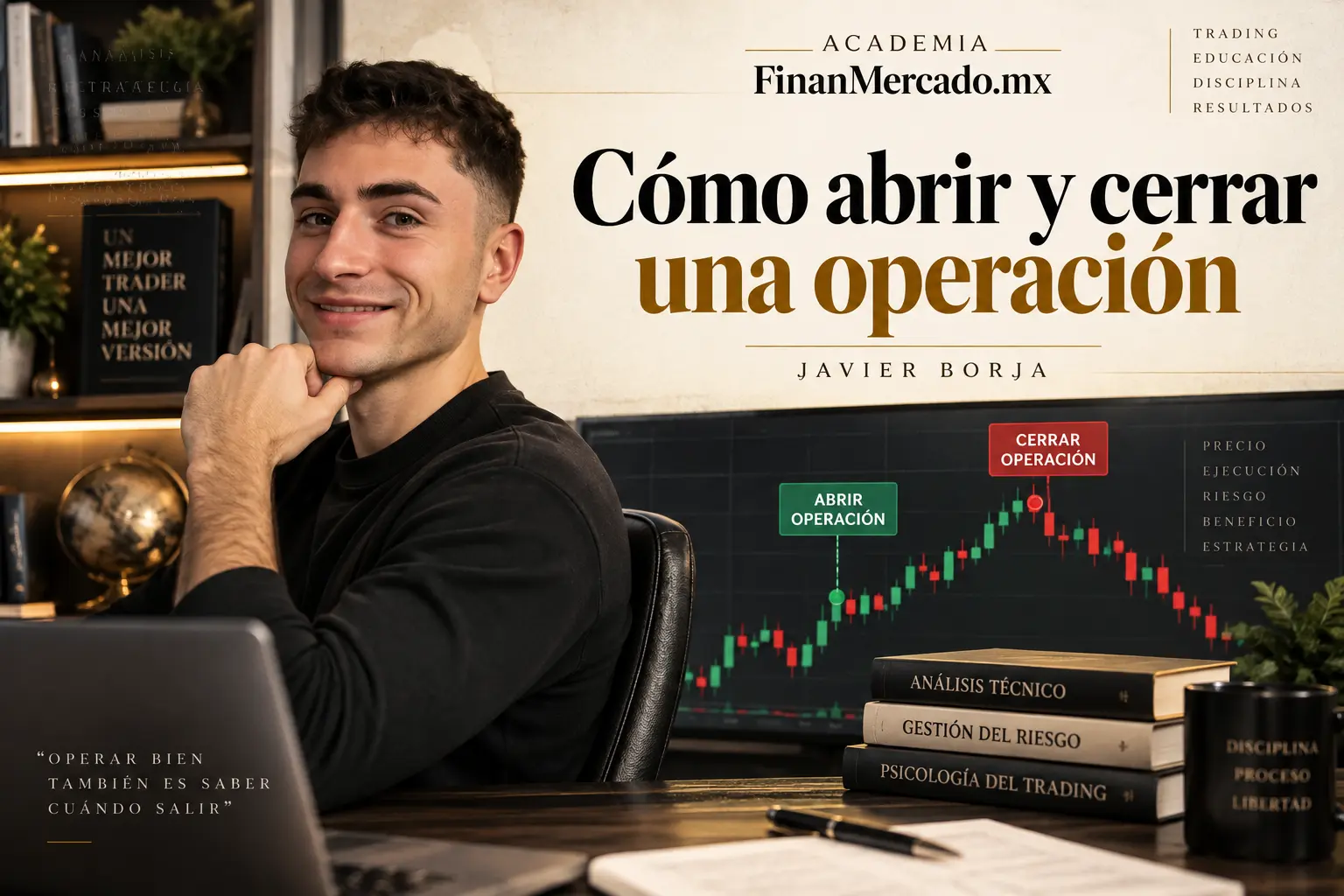 Cómo abrir y cerrar una operación