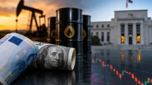 El EUR USD cae mientras petróleo rendimientos y expectativas de la Fed sostienen al dólar.