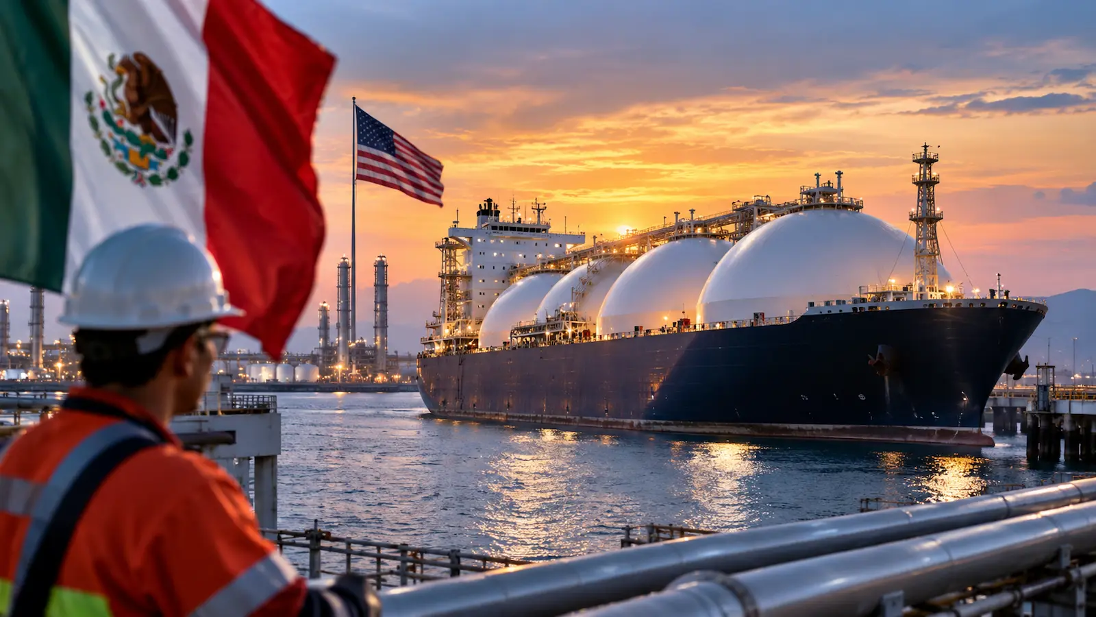 El LNG asiático vuelve a máximos de 2022 mientras México vigila Henry Hub y el gas de EE.UU.