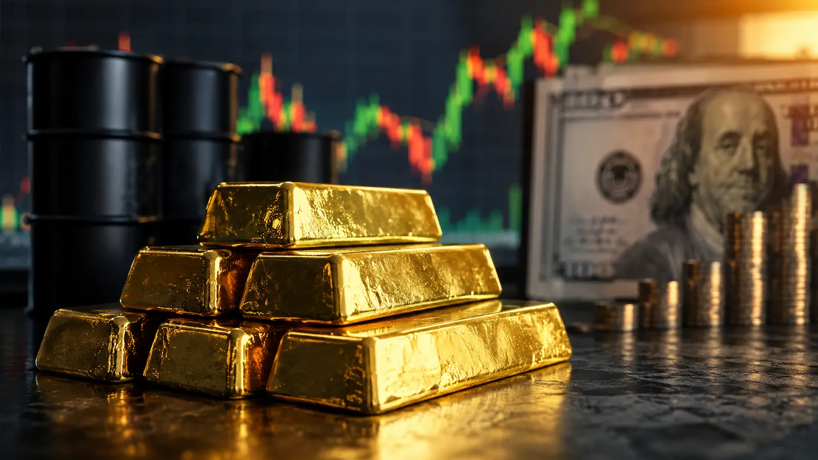 El oro mostró que el refugio no es automático cuando petróleo dólar y rendimientos suben.