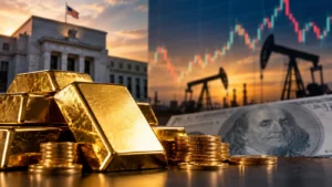 El oro ronda US$4 344 mientras tasas dólar y petróleo dominan la lectura del mercado.
