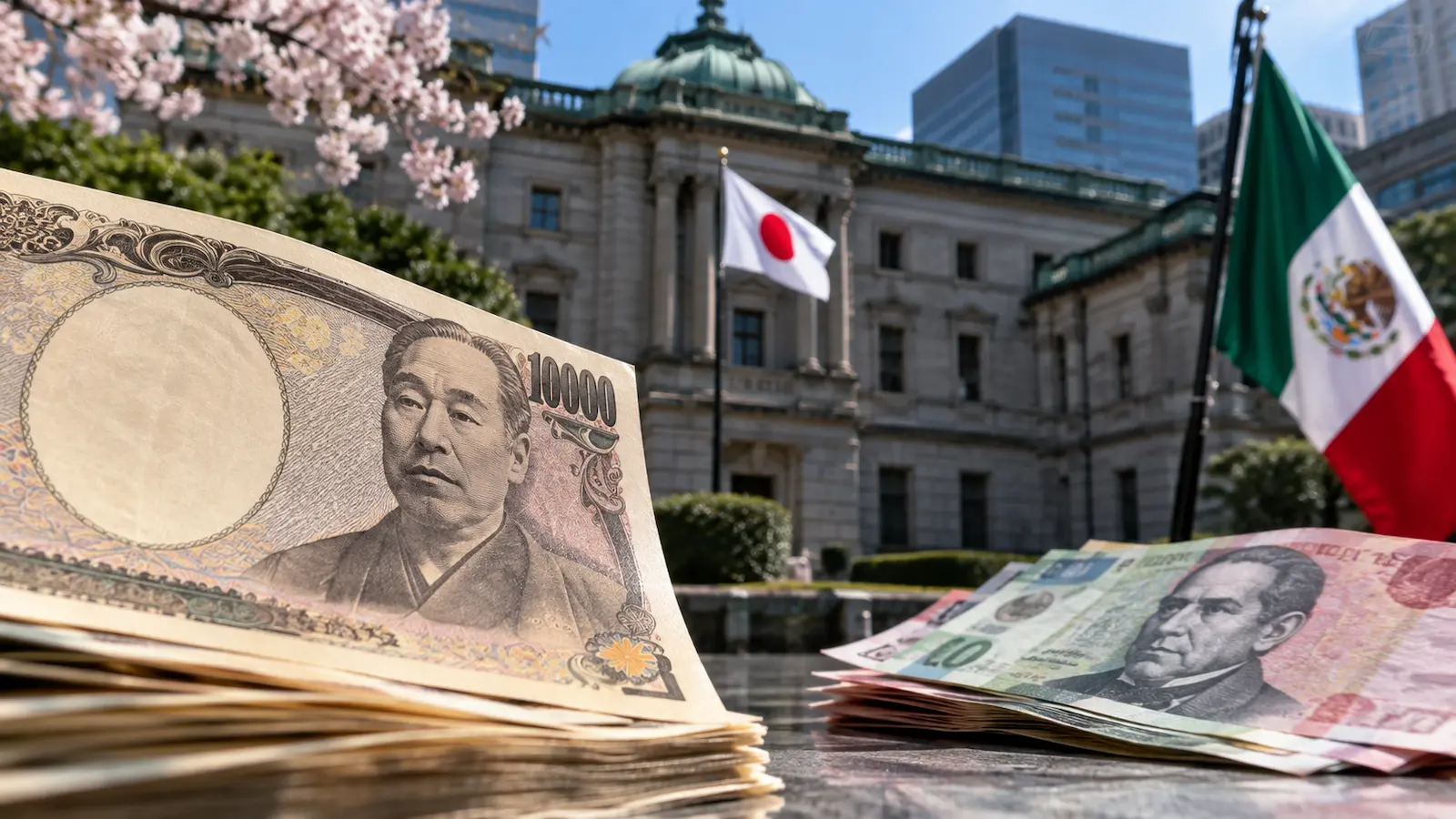 El yen llega fortalecido a una reunión del BoJ clave para el carry trade y el peso mexicano.