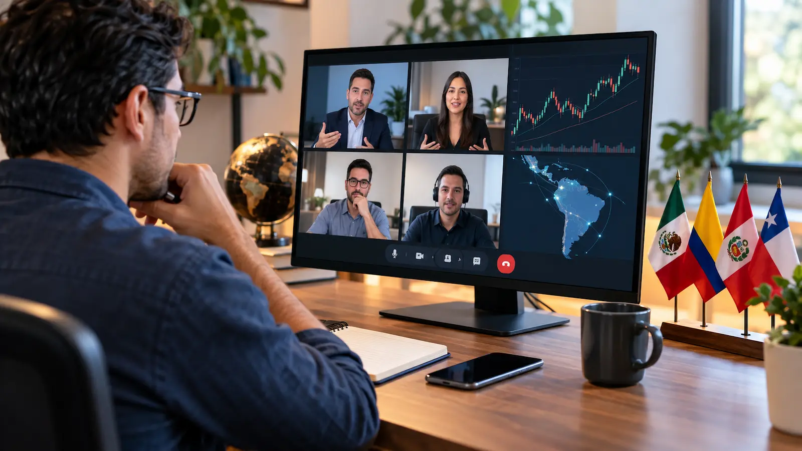 Evento online de trading con agenda para usuarios de México y Latinoamérica