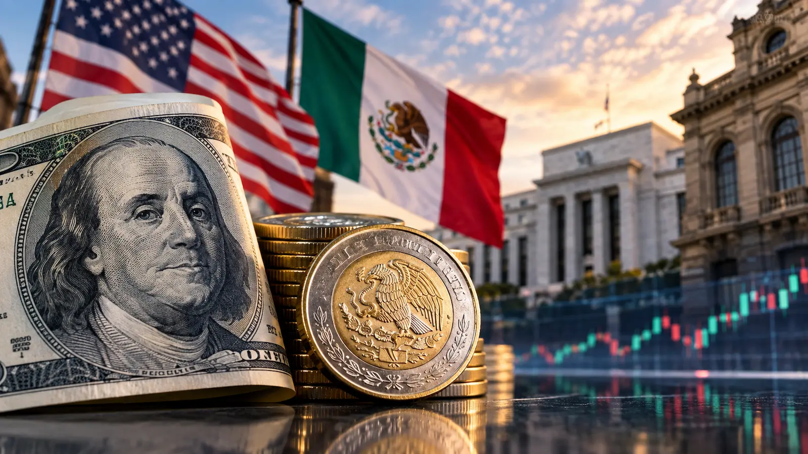 JOLTS PCE y nóminas concentran el foco del USD MXN y del diferencial Fed Banxico.