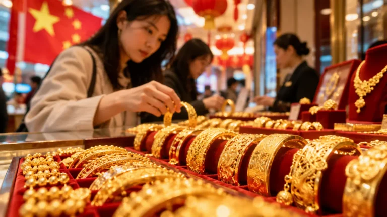 La Semana Dorada pone a prueba la demanda china de oro tras meses de debilidad joyera.