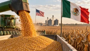 Maíz en cosecha en Estados Unidos con México atento a precios importaciones y dólar.