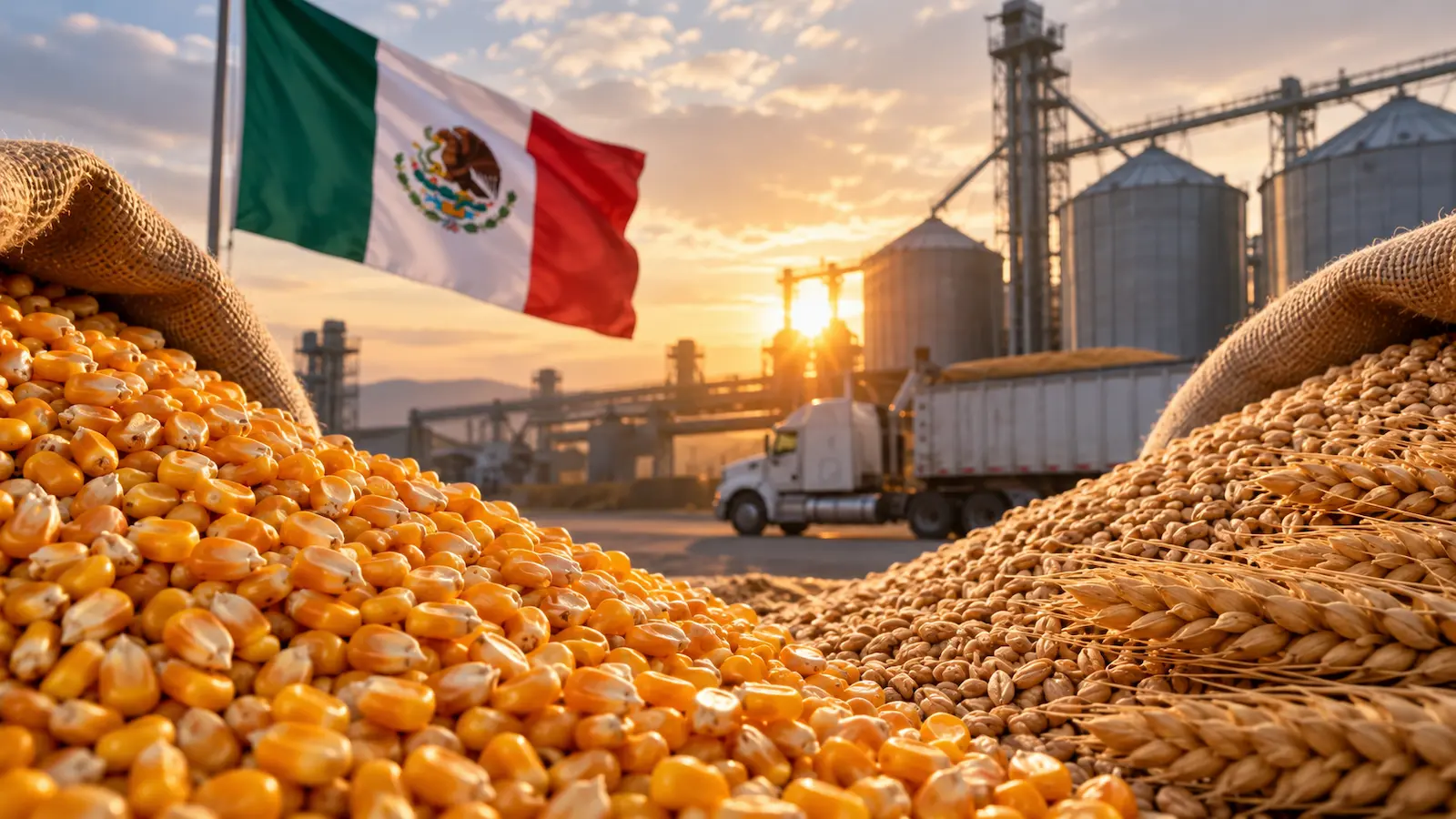 Maíz y trigo siguen elevados pero México debe mirar tipo de grano peso y logística.