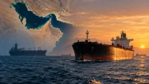 Menos buques visibles por AIS contrastan con más exportaciones sauditas a través de Ormuz.