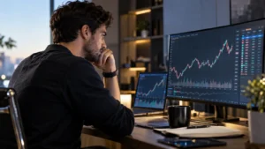 MyFundedPerps aplica caps conjuntos de exposición según mercado producto y tamaño de cuenta.