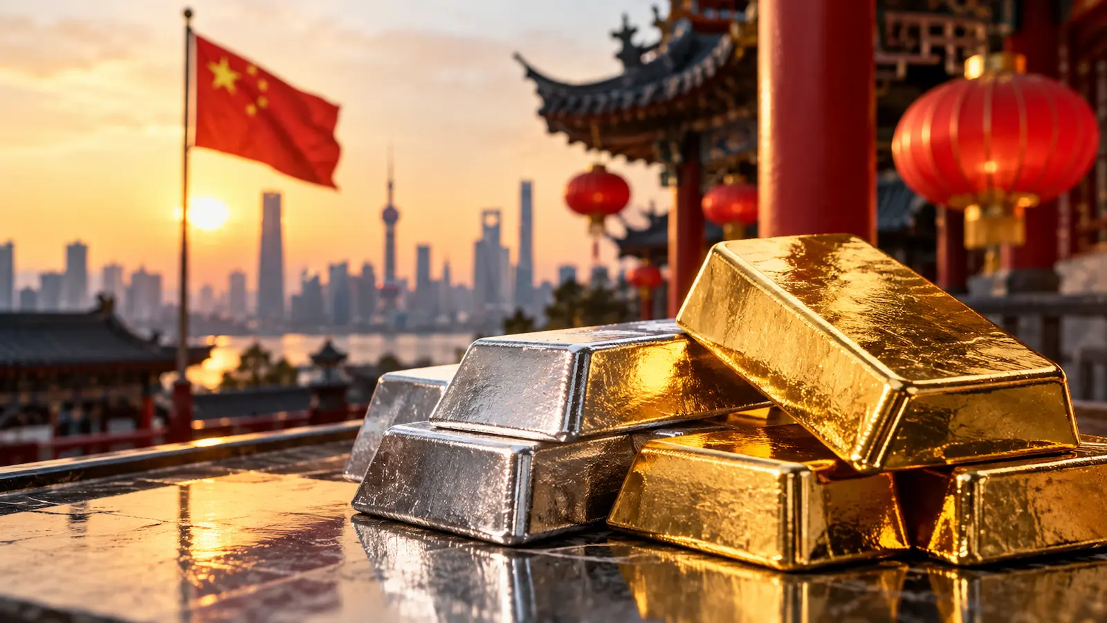 Oro y plata afrontan el feriado chino con cambios de margen y horario en Shanghai.