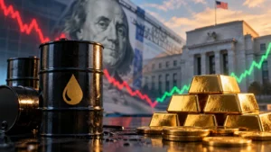 Petróleo y oro divergen mientras tasas inflación y dólar cambian la lectura del mercado.