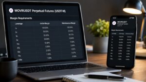 Tabla de margen de MOVRUSDT en futuros perpetuos USDT M.