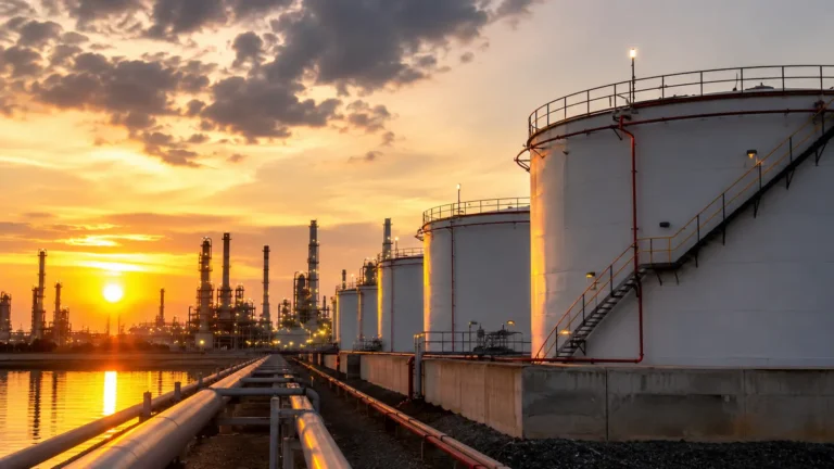 Tanques de crudo y refinerías la EIA reportó menos crudo menos gasolina y más destilados.