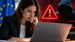 Alerta de CySEC sobre dominios no autorizados para servicios financieros.
