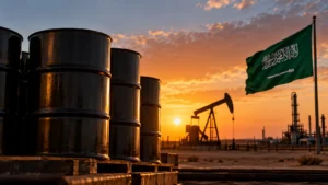 Brent y WTI retroceden pero el mercado mantiene la atención sobre Arabia Saudita.