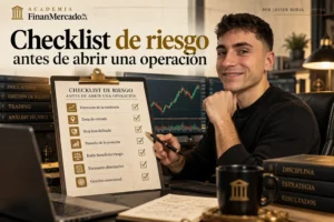Checklist de riesgo antes de abrir una operación