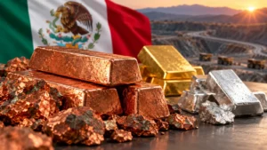 Cobre avanza en México mientras oro y plata retroceden según la EIMM de agosto.