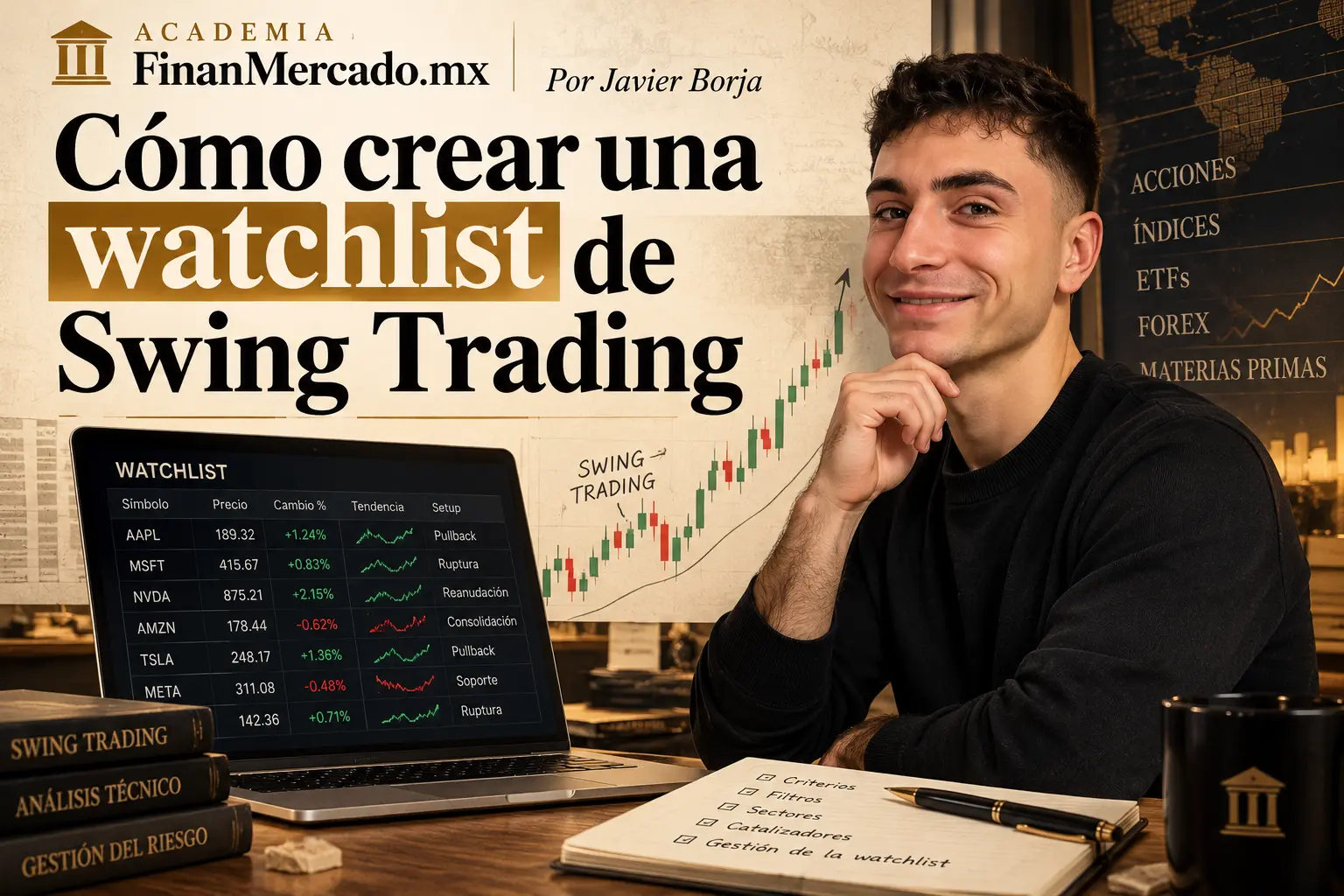 Cómo crear una watchlist de Swing Trading