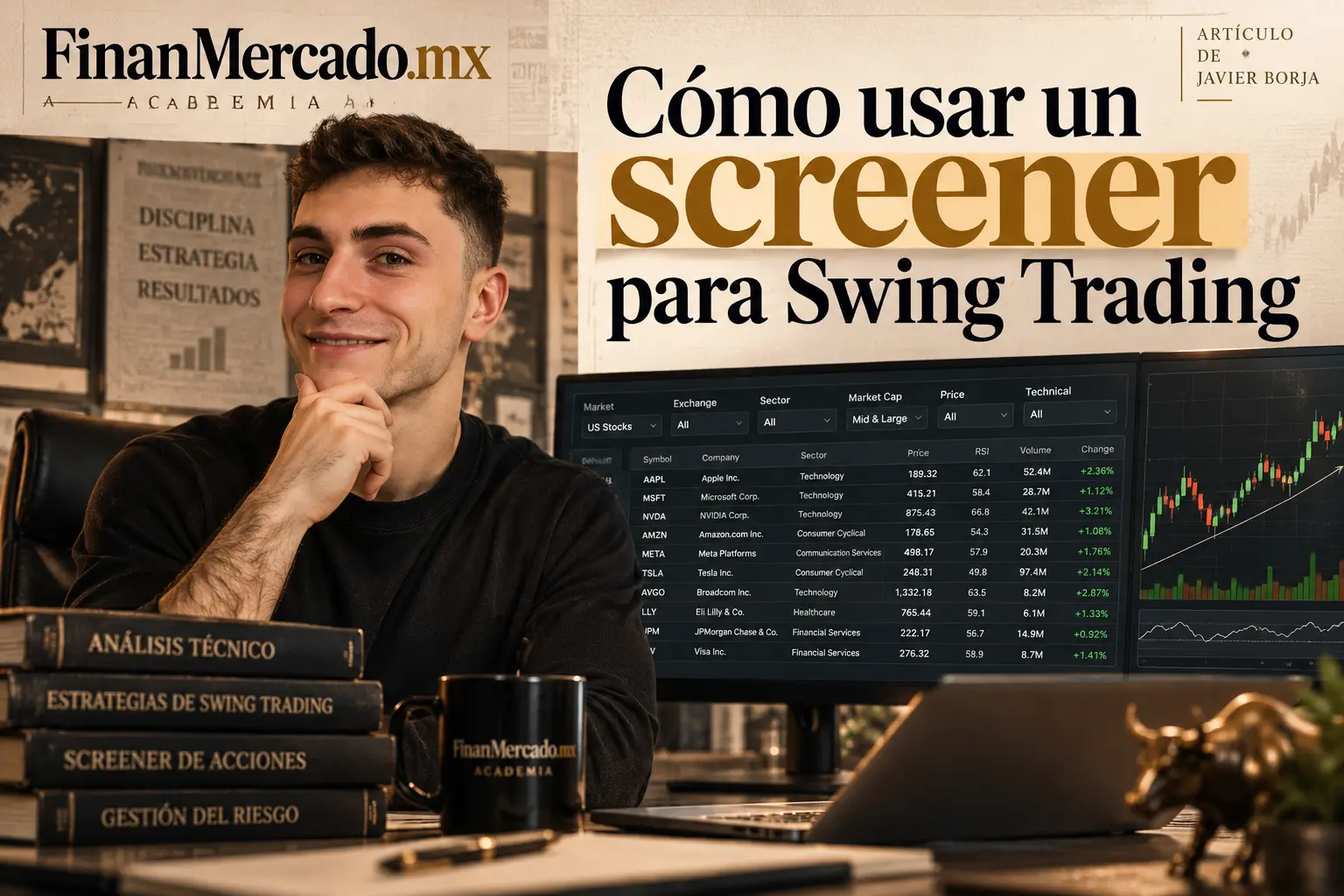Cómo usar un screener para Swing Trading