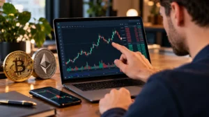 DXtrade incorpora un libro de órdenes y operaciones desde gráficos para criptomonedas.