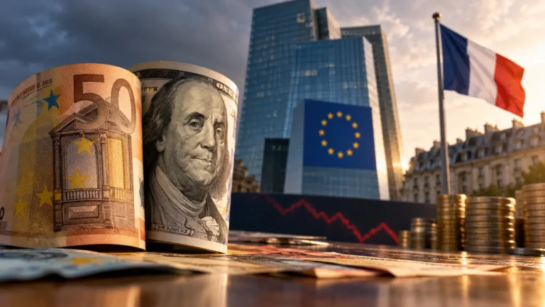 El EUR USD llega debilitado al BCE entre crédito más duro energía y tensión fiscal francesa.