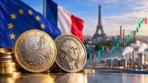 El EUR USD rebota mientras Francia y el dato industrial concentran la atención.
