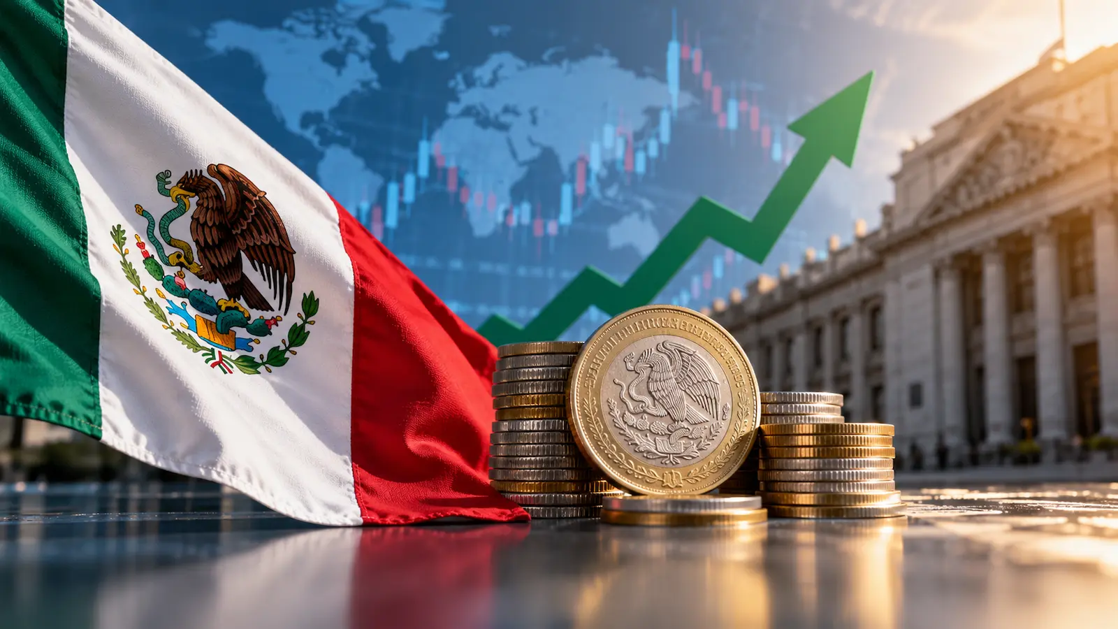 El FMI mejora el crecimiento de México mientras las tasas globales condicionan al peso.
