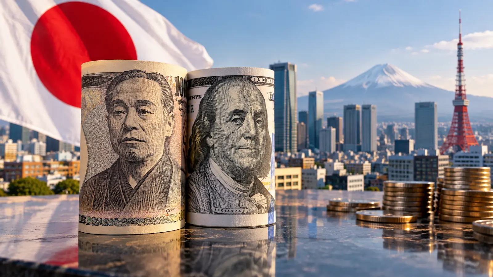 El USD JPY ronda 158 tras un superávit japonés mayor de lo esperado.